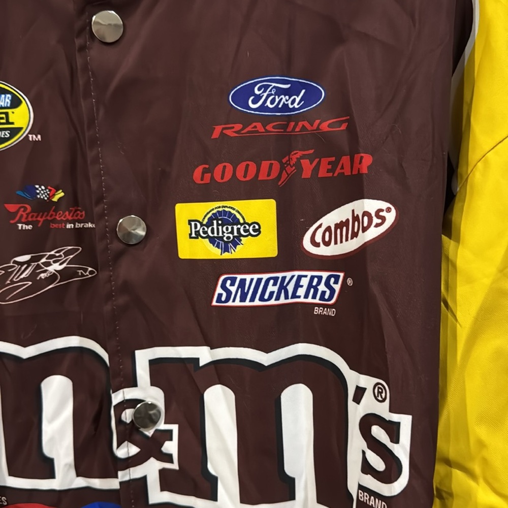 M&M's Racing Jacket - Yellow and Brown - Picture 2 of 11
